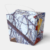 Ballotins Décor Camouflage d'hiver de neige (Arrière)