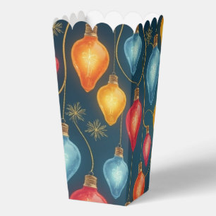 Ballotins Décor coloré et vintage des lumières de Noël