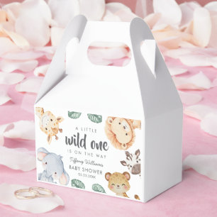 Ballotins Décor de Baby Shower Animal de Safari Wild One