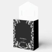 Ballotins Décor noir et blanc mariage élégant (Ouvert)