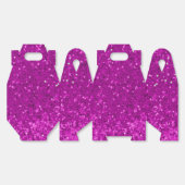 Ballotins Deep Pink Glam Faux Glitter Pattern (Déplié)