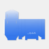 Ballotins dégradé personnalisé ombre électrique bleu (Déplié)