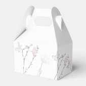 Ballotins délicate boîte de mariage fleur sauvage (Arrière)