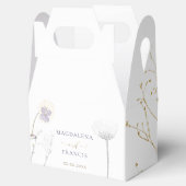 Ballotins délicate boîte de mariage fleur sauvage (Ouvert)