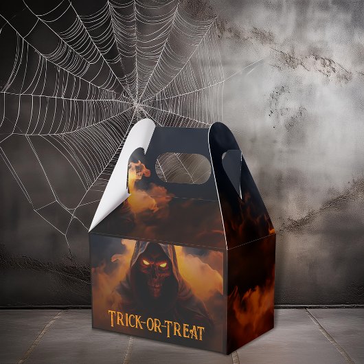 Ballotins Démon foncé avec halloween de fumée orange