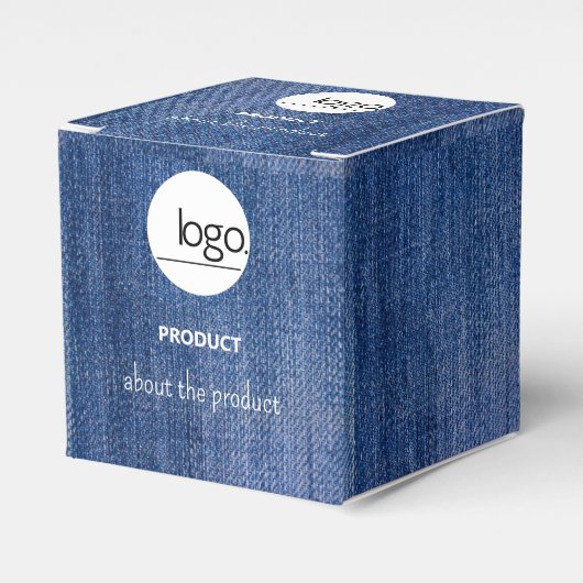 BALLOTINS DENIM BLUE STRONG LOGO ENTREPRISE EMBALLAGE DE PRO (Verso)