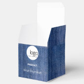 BALLOTINS DENIM BLUE STRONG LOGO ENTREPRISE EMBALLAGE DE PRO (Ouvert)