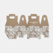 Ballotins Dentelle blanche | Boîtes préférées de mariage en  (Déplié)