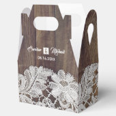 Ballotins Dentelle blanche | Mariage en bois de grange (Ouvert)