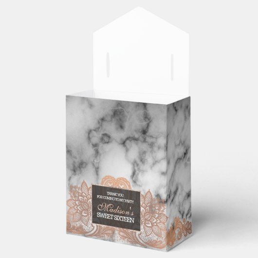 Ballotins Dentelle d'or rose et marbre doux 16 (Ouvert)