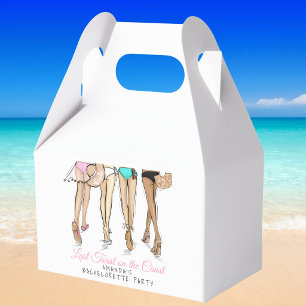 Ballotins Dernière Toast sur la plage côtière Bikini Bachelo