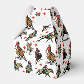 Ballotins Des Chauffeuses De Rodéo Occidentales À Cheval (Arrière)