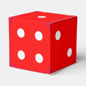 Ballotins Dés de craps - Boîte personnalisable (Arrière)