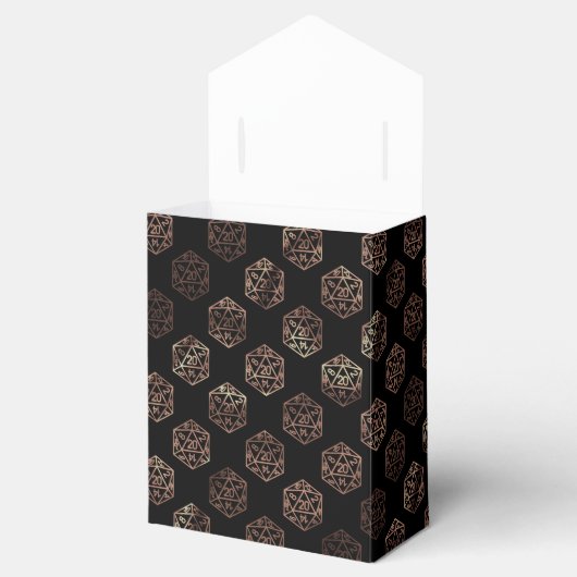 Ballotins Dés RPG | Imaginaire cuivre Retro Tabletop PnP Gam (Ouvert)