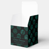 Ballotins Dés RPG | Joueur de rôle tableau vert turquoise pe (Ouvert)