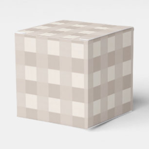 Ballotins Design à carreaux minimal beige