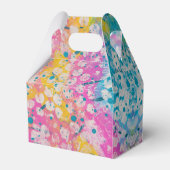 Ballotins Design abstrait rose, jaune et bleu (Arrière)