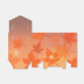 Ballotins Design d'automne avec feuilles d'érable et effet b (Déplié)