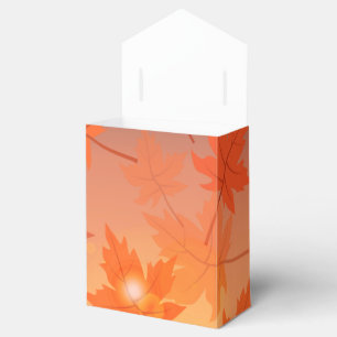 Ballotins Design d'automne avec feuilles d'érable et effet b