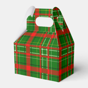 Ballotins Design de Motif de Noël Tartan vert