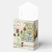 Ballotins Design Ephémère vintage avec Fleurs et Papillon (Ouvert)