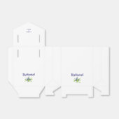 Ballotins Design floral with Bridesmaid in Blue & Green (Déplié)