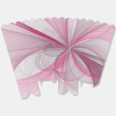 Ballotins Design fractal abstrait moderne rose gris (Déplié)