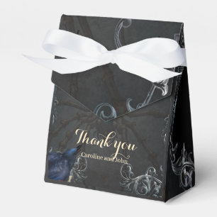 Ballotins Design mariage gothique foncé avec crânes