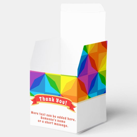 Ballotins Design Merci coloré (Ouvert)