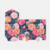 Ballotins Design Motif Rose rouge rose orange (Déplié)