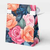 Ballotins Design Motif Rose rouge rose orange (Arrière)