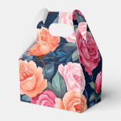 Ballotins Design Motif Rose rouge rose orange (Arrière)