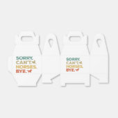 Ballotins Désolé, les chevaux ne peuvent pas obéir (Déplié)