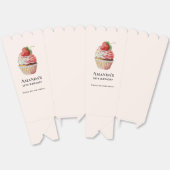 Ballotins Dessert de fraise Cupcake Anniversaire Merci (Déplié)