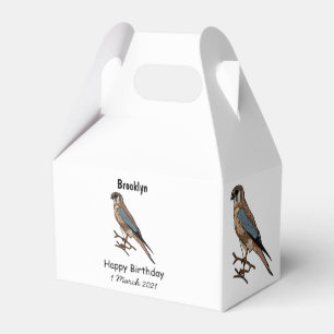 Ballotins dessin animé d'oiseau-kestrel américain