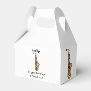 Ballotins dessin animé saxophone