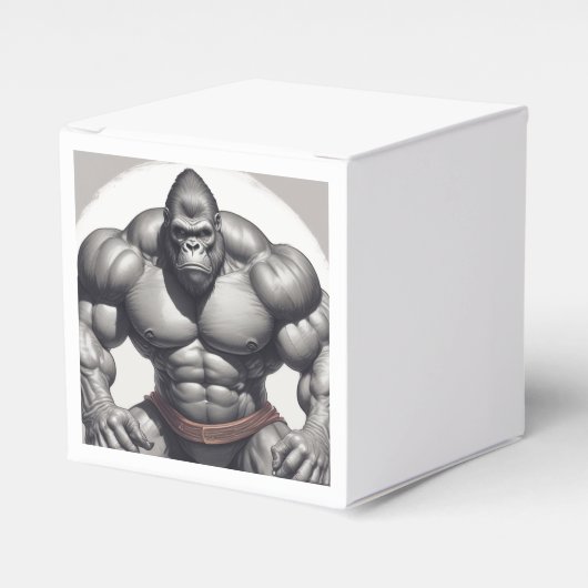 Ballotins Dessin d'art pop de Gorilla Bodybuilder (Verso)