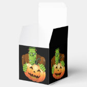 Ballotins Dessin de Frankenstein Monster avec Citrouille (Ouvert)