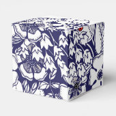 Ballotins Dessin de jardin blanc bleu Shalom (Arrière)