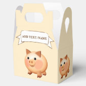 Ballotins Dessin de porc bébé personnalisé (Ouvert)