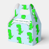 Ballotins Dessin Dinosaure Vert bleu personnalisé (Arrière)