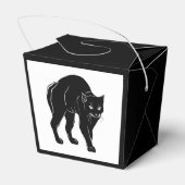 Ballotins Dessin en silhouette de chat noir à rallonge d'Hal (Arrière)