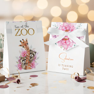 Ballotins Deux à la fête anniversaire de enfant des animaux 