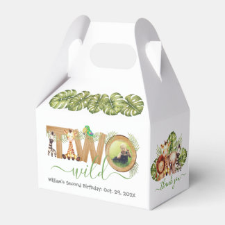 Ballotins Deux animaux sauvages Safari 2e anniversaire Jungl