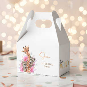 Ballotins Deux animaux sauvages safari anniversaire de enfan