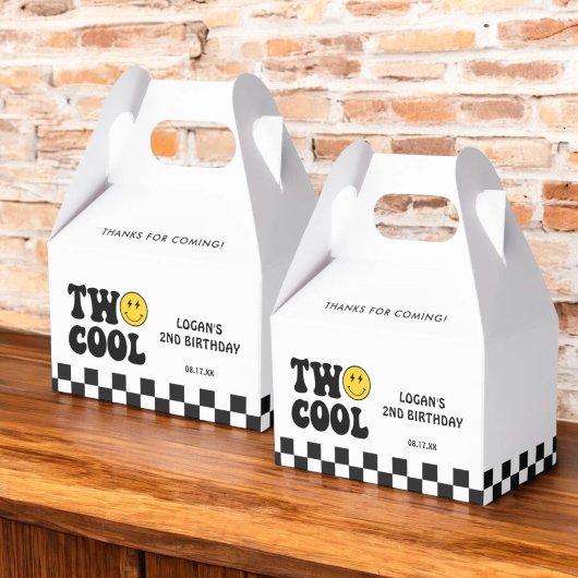 Ballotins Deux Cool Retro Boy Deuxième fête d'anniversaire