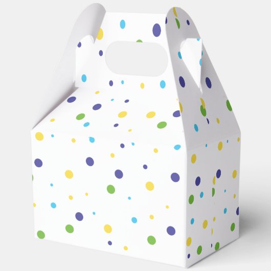 Ballotins Deux doux 2e anniversaire bleu vert (Verso)