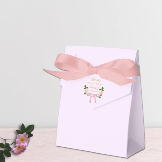 Ballotins Deux Fancy Bow Floral Anniversaire