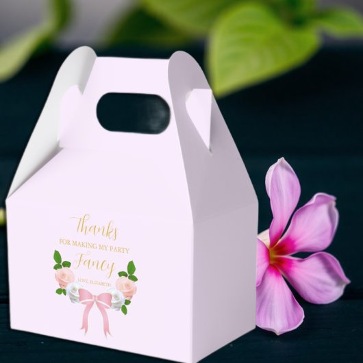 Ballotins Deux Fancy Bow Floral Anniversaire