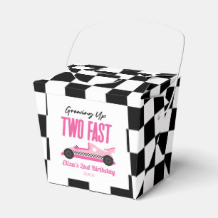 Ballotins Deux Fast Pink Race Car 2e fête d'anniversaire